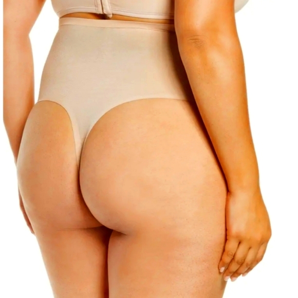 Skims mesh Sheer Sculpt High-waisted Thong - Sienna - Picture 4 of 12